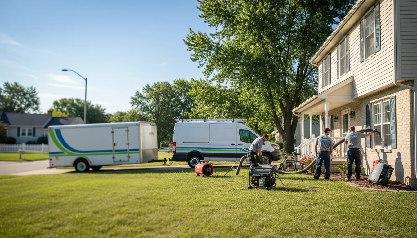 Flooded Basement Restoration And Cleanup With Repair in Bexley, OH near me